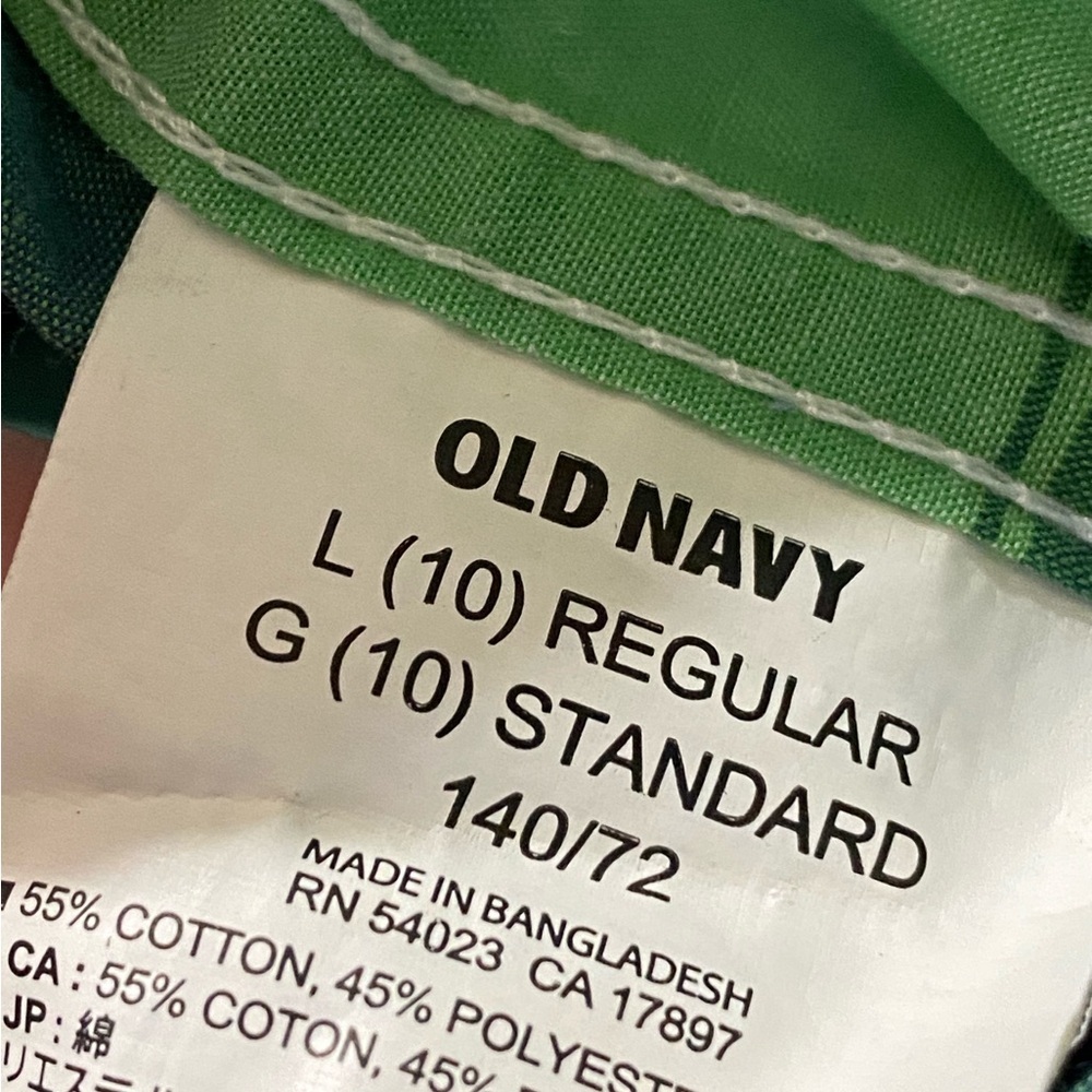 Old Navy Boys Shirts Size 10 Lot of 2 Western Pearl Snap Plaid Short Sleeve - Picture 12 of 15
